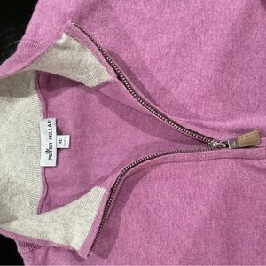Peter Millar Cotton Silk Quarter Zip Sweater